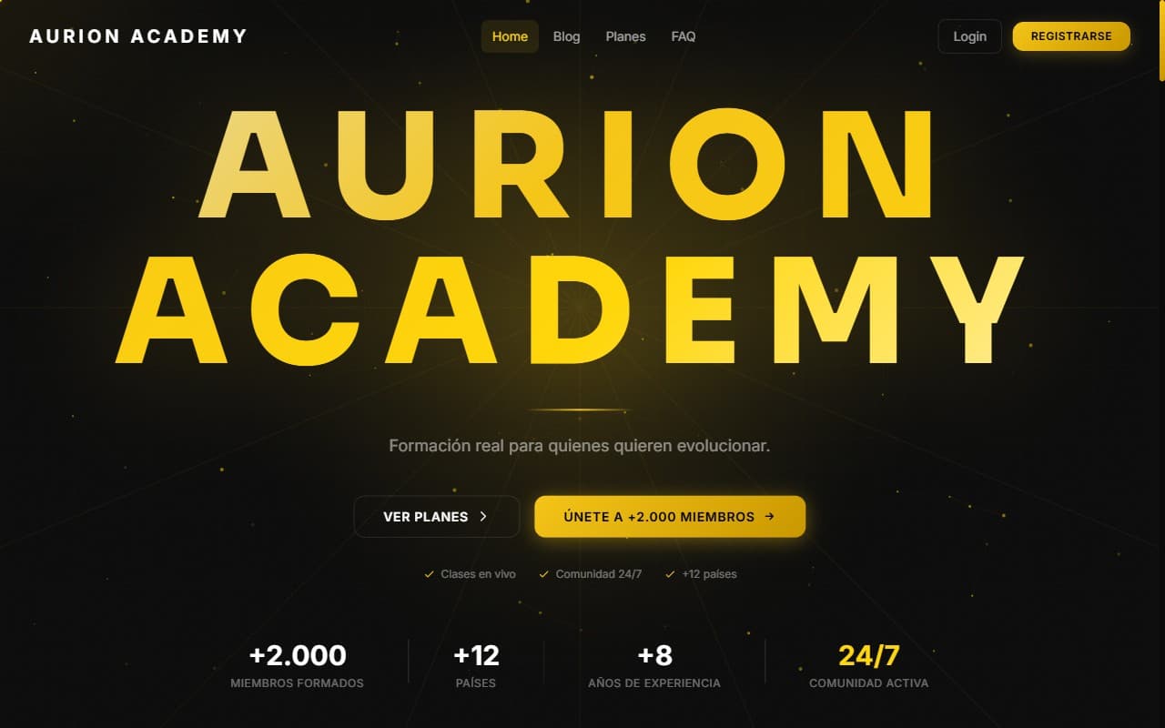 Cómo automatizamos la operación completa de Aurion Academy con IA