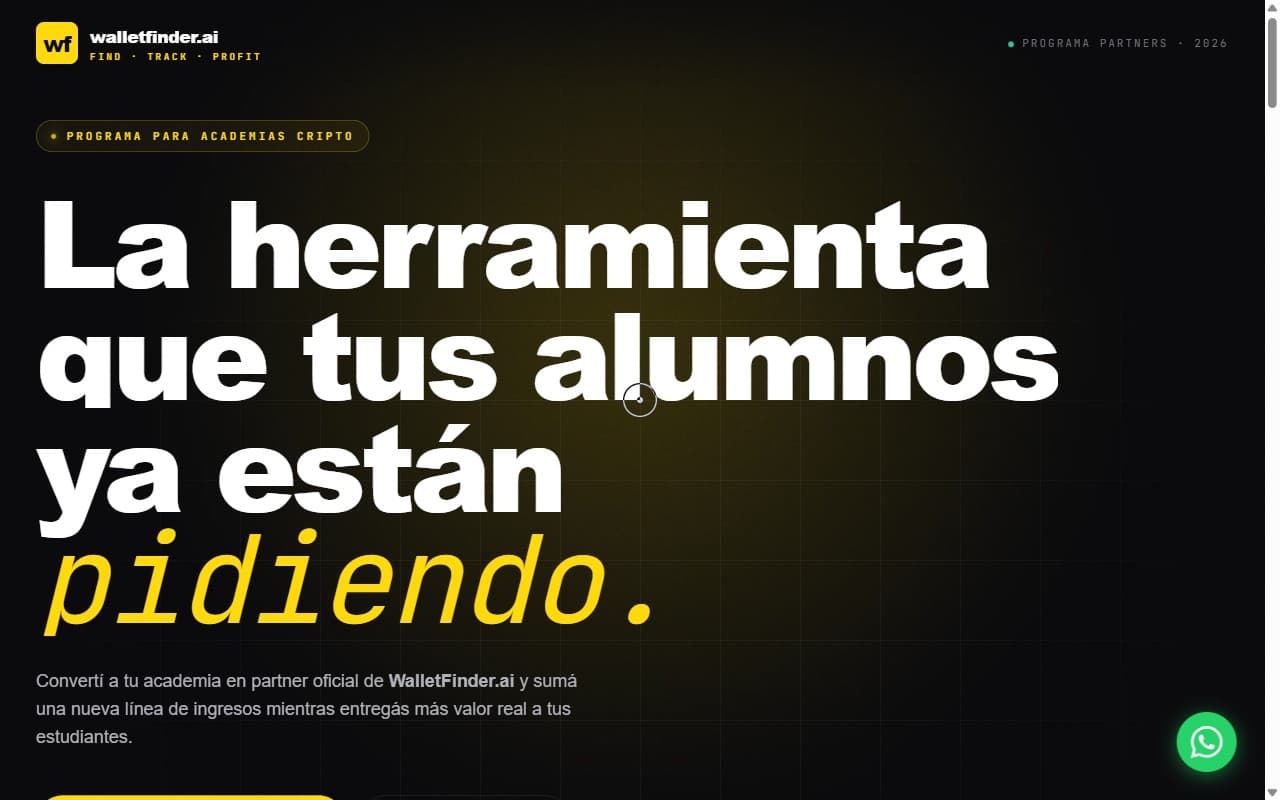 Sistema de lead scoring B2B para WalletFinder.ai en Latinoamérica